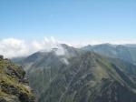 Fagaras з підйому на Negoi (вид на схід)