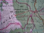 Карта перевала Горнолыжный
