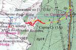 Карта перевала Сарпа-Су