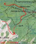 Карта проходження пер. 3 сосни