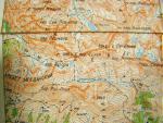 Карта траверса и восхождения на вершину Речепста