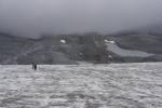 место выхода на ледник Кибиши в истоках р. Кистинка и озера под ледником Кибиши