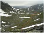 Фото 8.21 спуск с перевала (впереди озеро Hjelledalsvatnet)