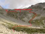Нижняя ступень долины, ведущей к перевалам ФАФТ и Светлый со стороны р. Кичкинекол