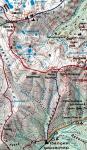 Карта траверсу Зелени Камък - Вазов връх - Додов връх - Малък Мраморец - Голям Мраморец