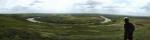 Вид з кургану на долину р. Прут і Румунію біля с. Безеда