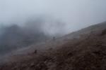 склон верхней части конуса вулкана Тятя