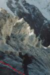 Прохождение 2-й ступени ледопада Кундюм-Мижирги