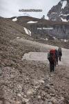 Путь подъема на ледник Шаугадо 