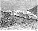 Языкъ ледника близъ Упранга